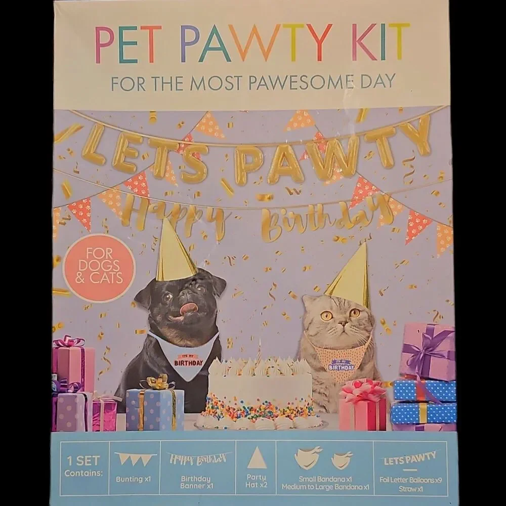Paladone Pets Birthday Party Decoration Kit